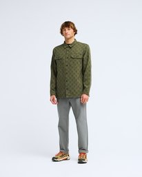 1 Offshore Jacquard Flannel Marron EBYWT03013 Billabong