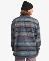 2 Offshore Jacquard Flannel - Top in tessuto testurizzato da Uomo Black EBYWT03013 Billabong