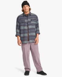 1 Offshore Jacquard Flannel - Top in tessuto testurizzato da Uomo Black EBYWT03013 Billabong