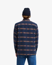 2 Offshore Jacquard Flannel Blue EBYWT03013 Billabong