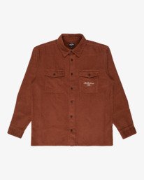 6 Bong Days - Overhemd met Lange Mouwen voor Heren Brown EBYWT03015 Billabong