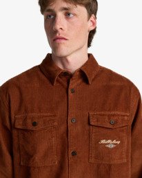 4 Bong Days - Overhemd met Lange Mouwen voor Heren Brown EBYWT03015 Billabong