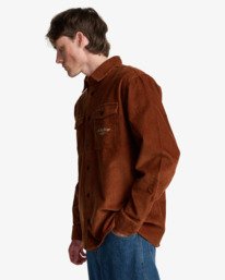 3 Bong Days - Overhemd met Lange Mouwen voor Heren Brown EBYWT03015 Billabong