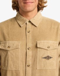 4 Bong Days - Camicia a Maniche Lunghe da Uomo Beige EBYWT03015 Billabong