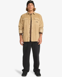 1 Bong Days - Camicia a Maniche Lunghe da Uomo Beige EBYWT03015 Billabong