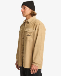 3 Bong Days - Camicia a Maniche Lunghe da Uomo Beige EBYWT03015 Billabong