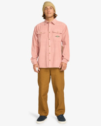 1 Bong Days - Camicia a Maniche Lunghe da Uomo Pink EBYWT03015 Billabong