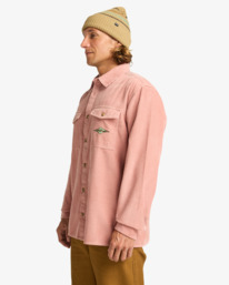3 Bong Days - Camicia a Maniche Lunghe da Uomo Pink EBYWT03015 Billabong