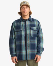 0 Lodge - Sobrecamisa para homem Azul EBYWT03016 Billabong