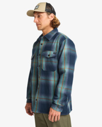 3 Lodge - Sobrecamisa para homem Azul EBYWT03016 Billabong