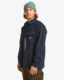 3 Del Mar Flannel - Chemise en flanelle pour Homme Noir EBYWT03018 Billabong