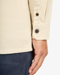 5 Del Mar Flannel - Camisa de flanela para homem Beige EBYWT03018 Billabong