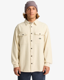 0 Del Mar Flannel - Camisa de flanela para homem Beige EBYWT03018 Billabong