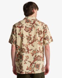 2 Vacay - Overhemd met Korte Mouwen voor Heren Beige EBYWT03019 Billabong