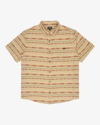 5 Sundays Jacquard - Short Sleeve Shirt for Men Beige EBYWT03021 Billabong