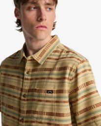 4 Sundays Jacquard - Short Sleeve Shirt for Men Beige EBYWT03021 Billabong