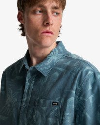 4 Solana Cord - Short Sleeve Shirt for Men Blue EBYWT03024 Billabong