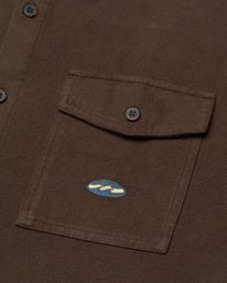 6 Since 73 Del Mar Flannel Marron EBYWT03026 Billabong