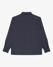 7 Since 73 Del Mar Flannel - Lang&auml;rmliges Hemd f&uuml;r M&auml;nner Schwarz EBYWT03026 Billabong