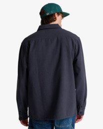 2 Since 73 Del Mar Flannel - Lang&auml;rmliges Hemd f&uuml;r M&auml;nner Schwarz EBYWT03026 Billabong