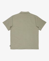 6 Vacay Linen - Kurz&auml;rmliges Hemd f&uuml;r M&auml;nner Gr&uuml;n EBYWT03030 Billabong