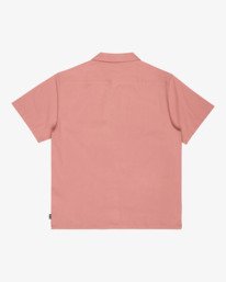 6 Vacay Linen - Kurz&auml;rmliges Hemd f&uuml;r M&auml;nner Rosa EBYWT03030 Billabong