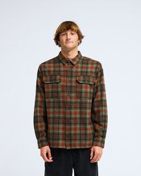 0 Offshore Flannel Marron EBYWT03033 Billabong
