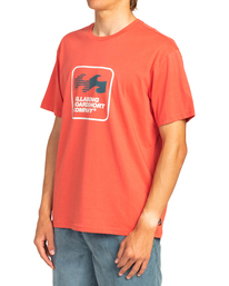 2 Swell - T-Shirt for Men Red EBYZT00103 Billabong
