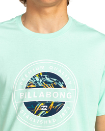 3 Rotor Fill - T-Shirt for Men Green EBYZT00105 Billabong