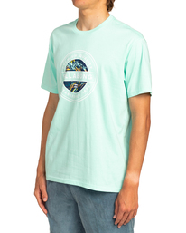 2 Rotor Fill - T-Shirt for Men Green EBYZT00105 Billabong