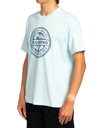 2 Rotor Fill - T-shirt pour Homme Bleu EBYZT00105 Billabong