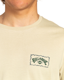 4 A/DIV Arch - T-shirt pour Homme Beige EBYZT00111 Billabong