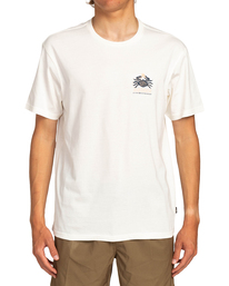1 Fauna  - T-Shirt voor Heren White EBYZT00113 Billabong