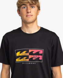 2 Upside Down - T-Shirt für Männer Schwarz EBYZT00136 Billabong