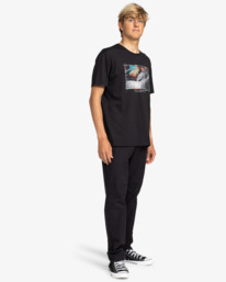 3 Barrel - Camiseta para Hombre Negro EBYZT00137 Billabong