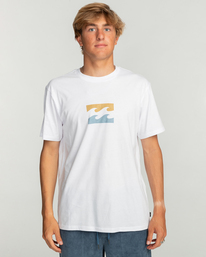 0 Team Wave - T-shirt para Homem Branco EBYZT00144 Billabong