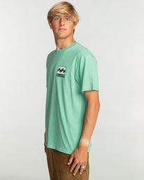 3 Stamp - Maglietta da Uomo Green EBYZT00145 Billabong