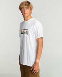 3 Swell - T-Shirt for Men White EBYZT00146 Billabong