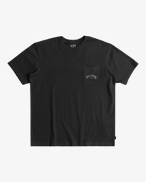 6 Stacked Arch - Pocket T-Shirt for Men Black EBYZT00175 Billabong