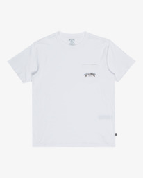 5 Stacked Arch - T-shirt pour Homme Blanc EBYZT00175 Billabong