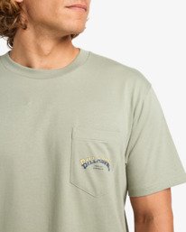 4 Stacked Arch - T-shirt pour Homme Vert EBYZT00175 Billabong