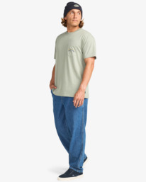 1 Stacked Arch - T-shirt pour Homme Vert EBYZT00175 Billabong