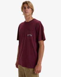 3 Stacked Arch - T-Shirt für Männer Rot EBYZT00175 Billabong