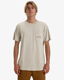 0 Stacked Arch - T-Shirt für Männer Grau EBYZT00175 Billabong