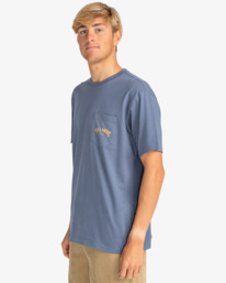 3 Stacked Arch - T-shirt pour Homme Bleu EBYZT00175 Billabong