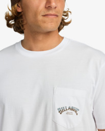 4 Stacked Arch - T-shirt pour Homme Blanc EBYZT00175 Billabong