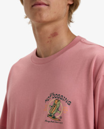 4 Lunch Break - Camiseta de manga corta para Hombre Rosa EBYZT00291 Billabong