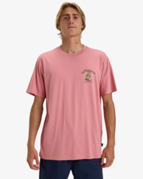 0 Lunch Break - Camiseta de manga corta para Hombre Rosa EBYZT00291 Billabong