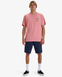 1 Lunch Break - Short Sleeves T-Shirt for Men Pink EBYZT00291 Billabong