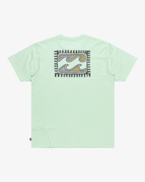 6 Crayon Wave - T-shirt à manches courtes pour Homme Bleu EBYZT00292 Billabong